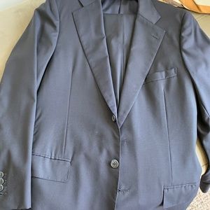 Custom Navy Blue Suit